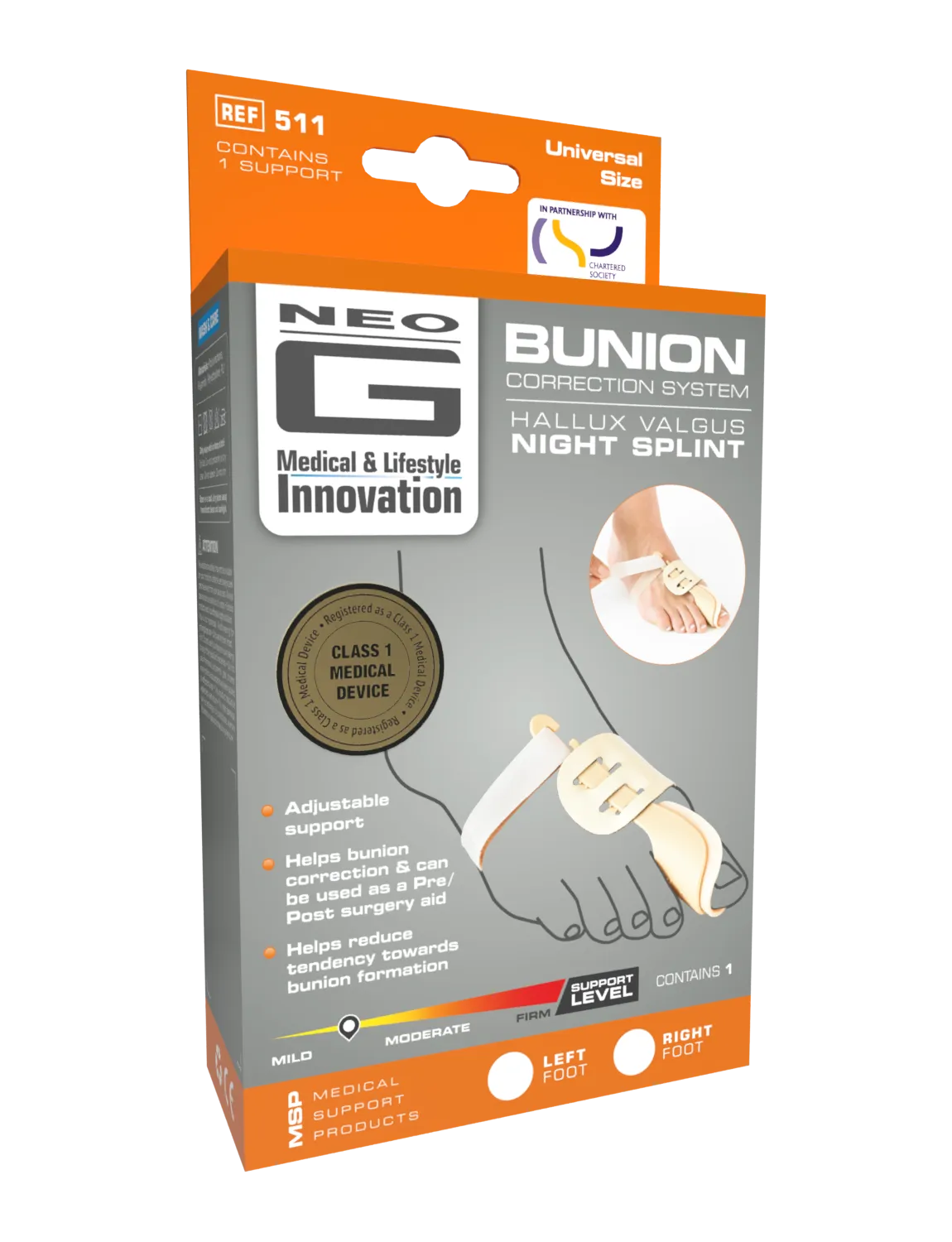 Bunion - Hallux Valgus Night Splint