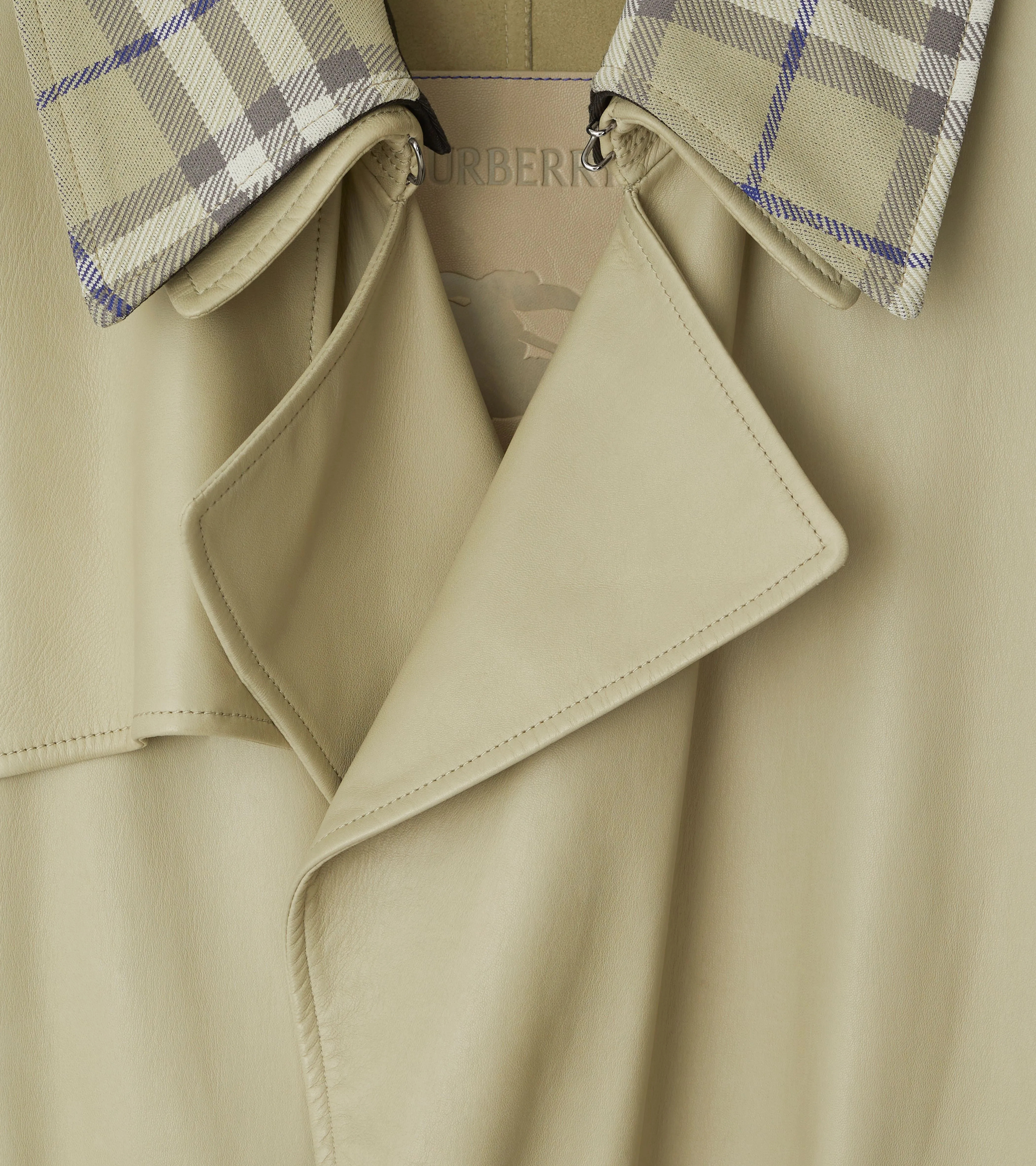 BURBERRY | LONG LEATHER TRENCH COAT