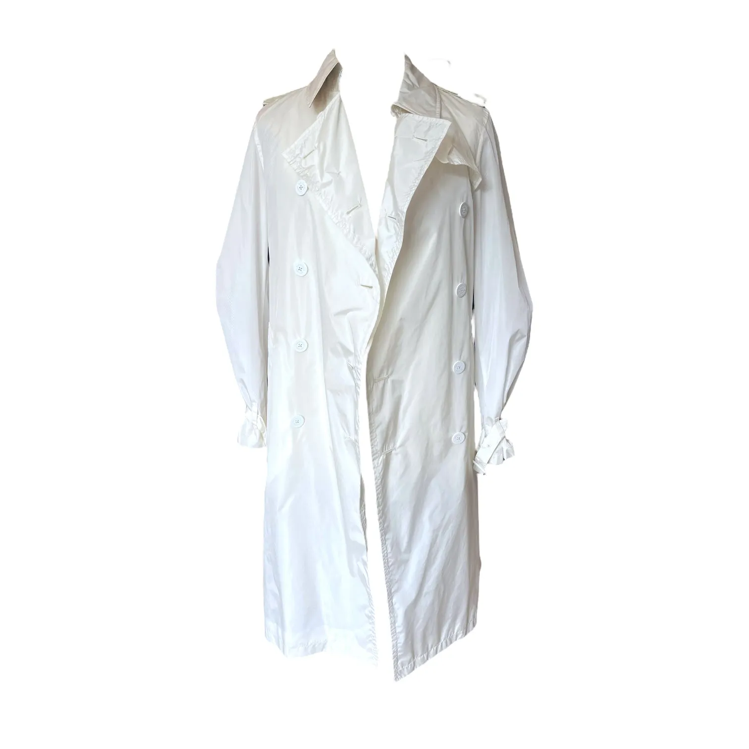 Burberry White Trench Coat