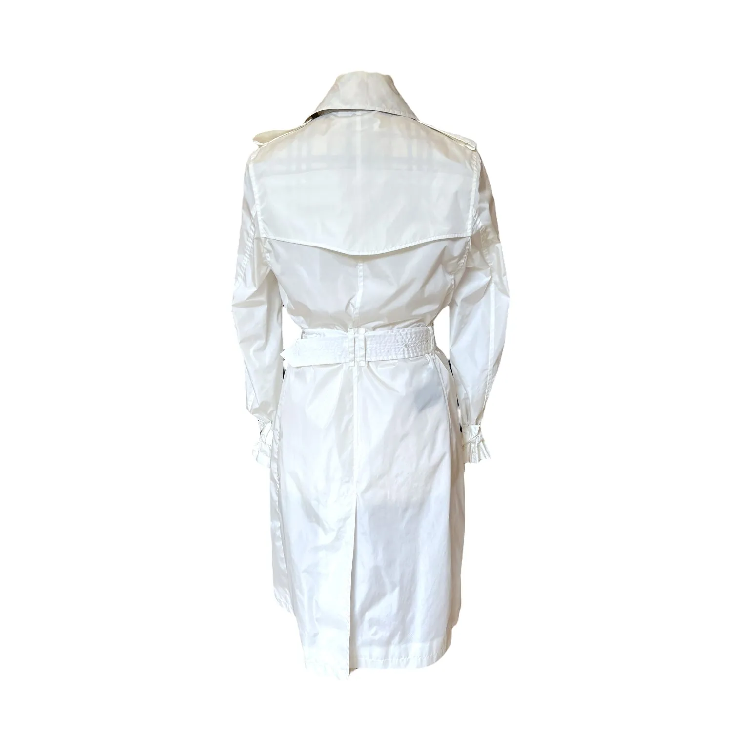 Burberry White Trench Coat