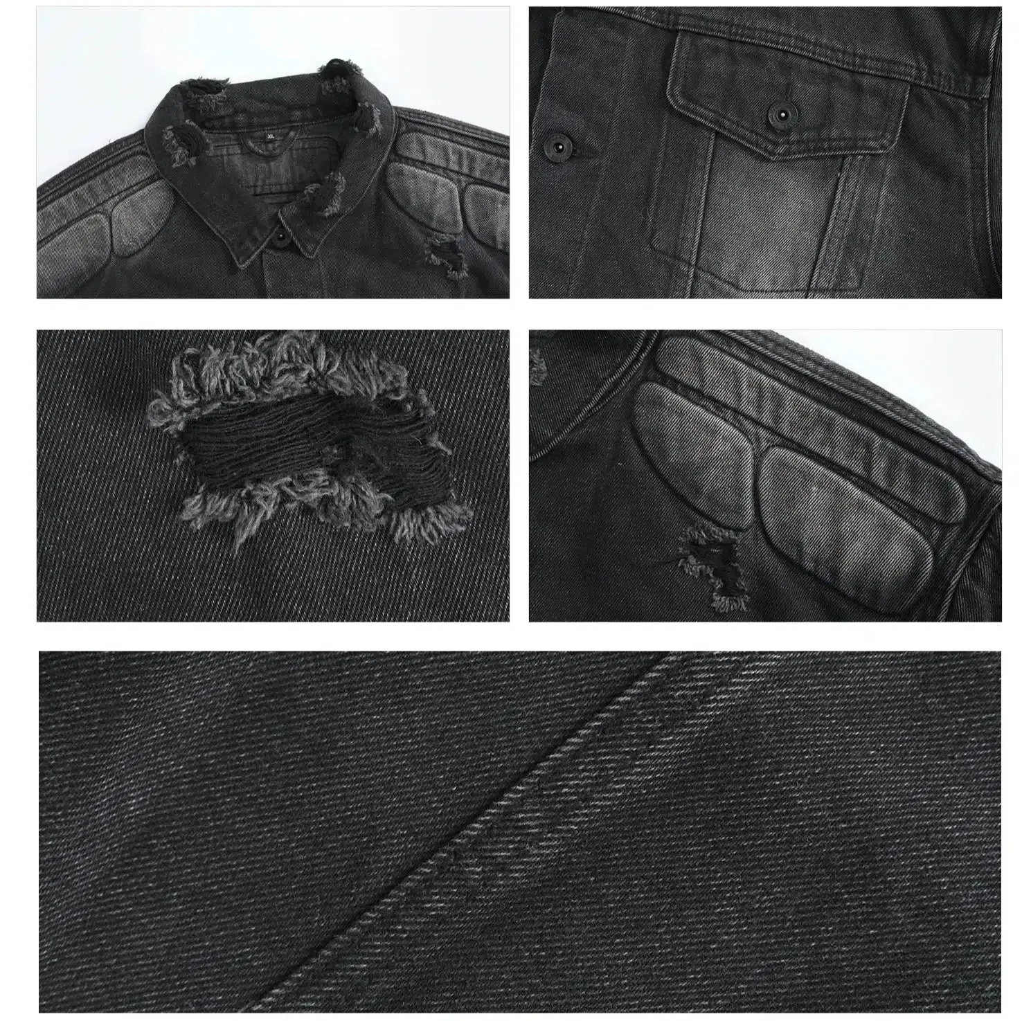 Button Closure Denim Jacket