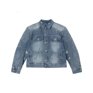 Button Closure Denim Jacket