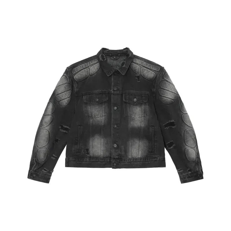Button Closure Denim Jacket