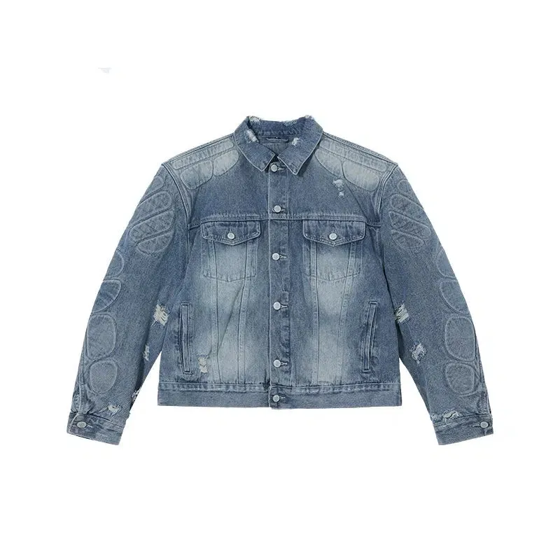 Button Closure Denim Jacket