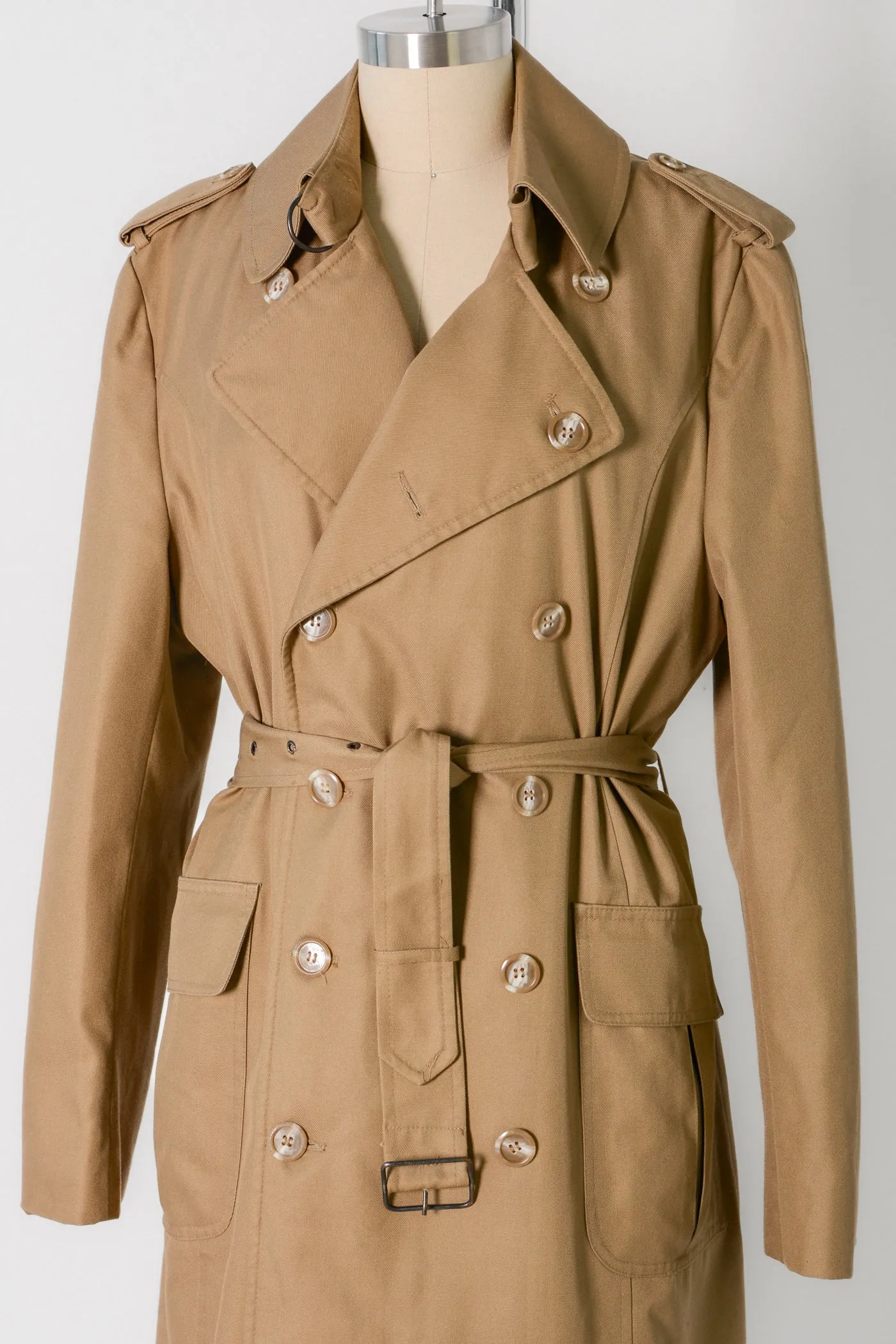 Camel Foxrun Liner Trench Coat