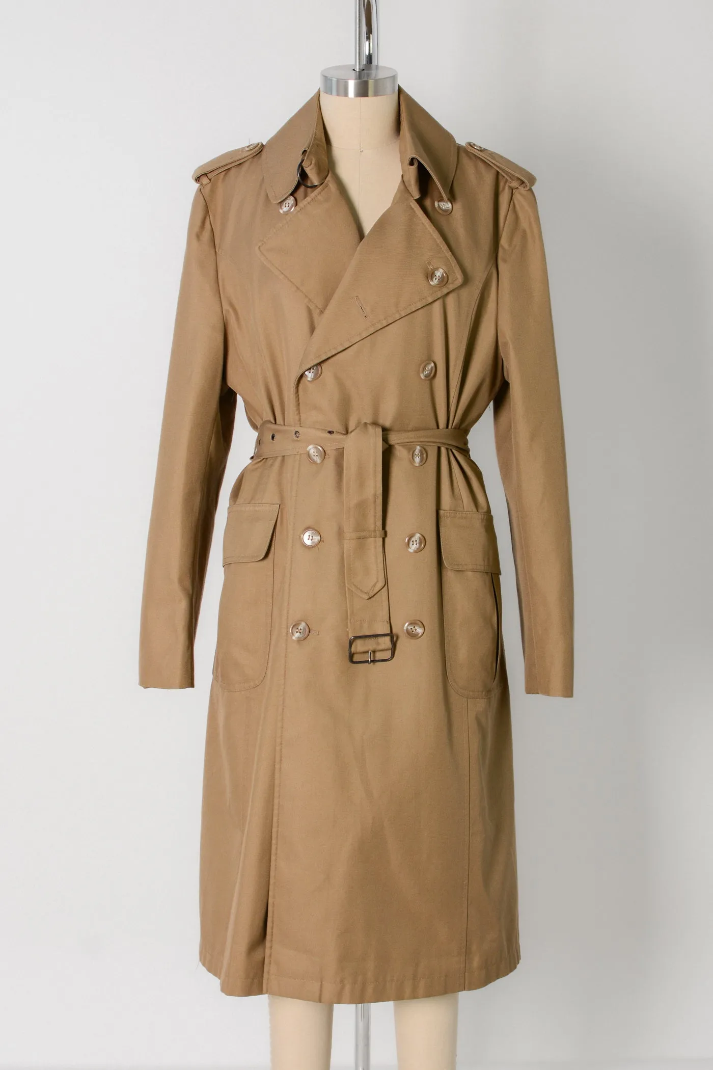 Camel Foxrun Liner Trench Coat