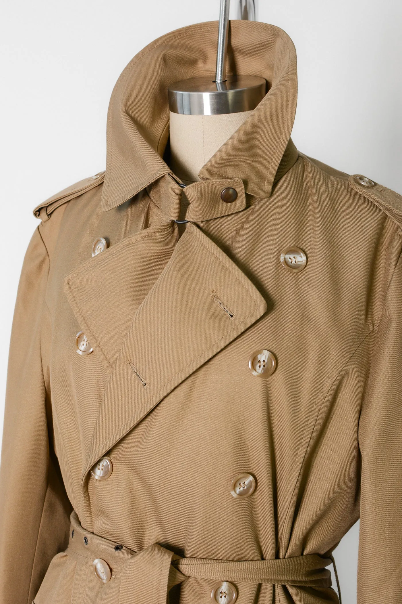 Camel Foxrun Liner Trench Coat