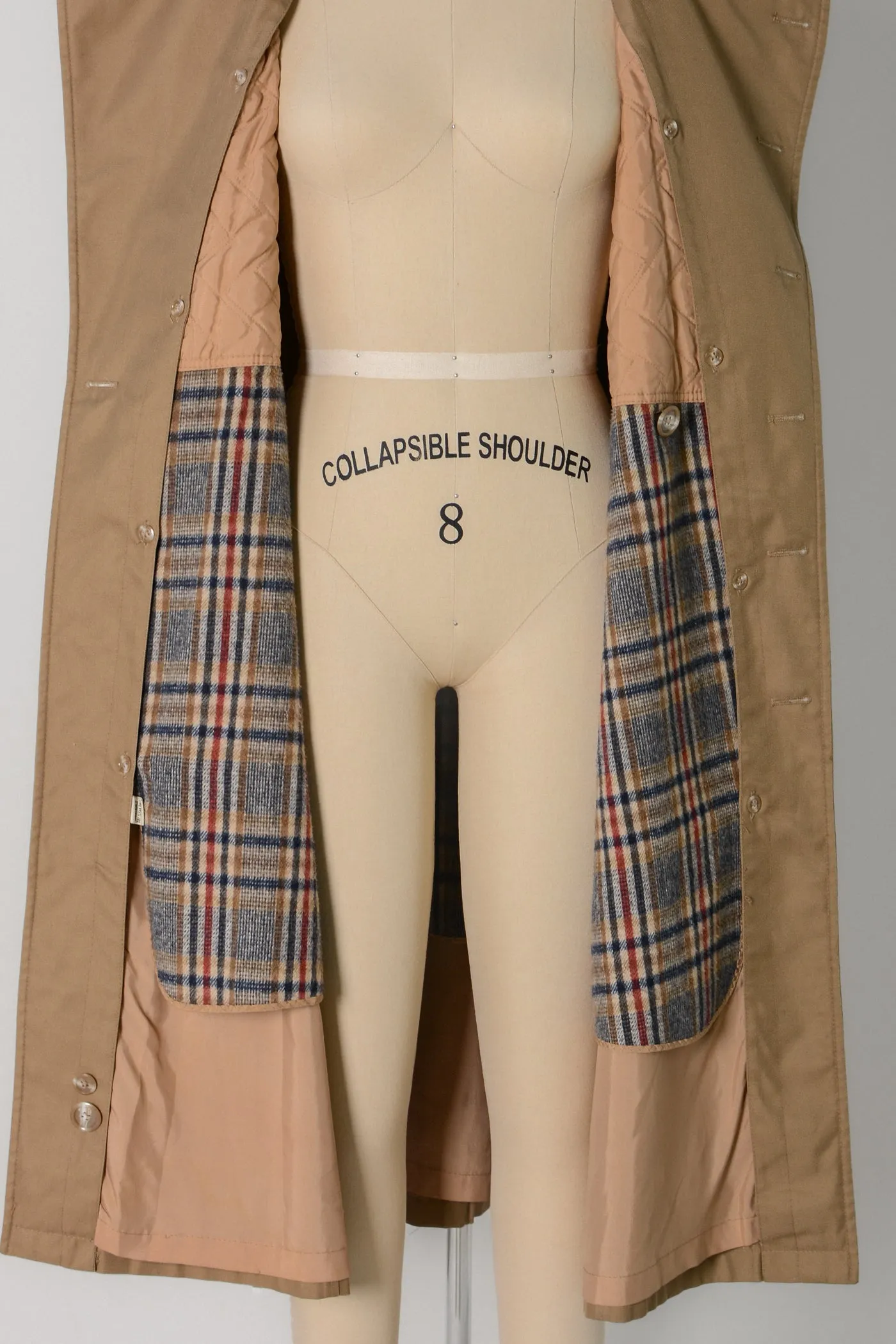Camel Foxrun Liner Trench Coat