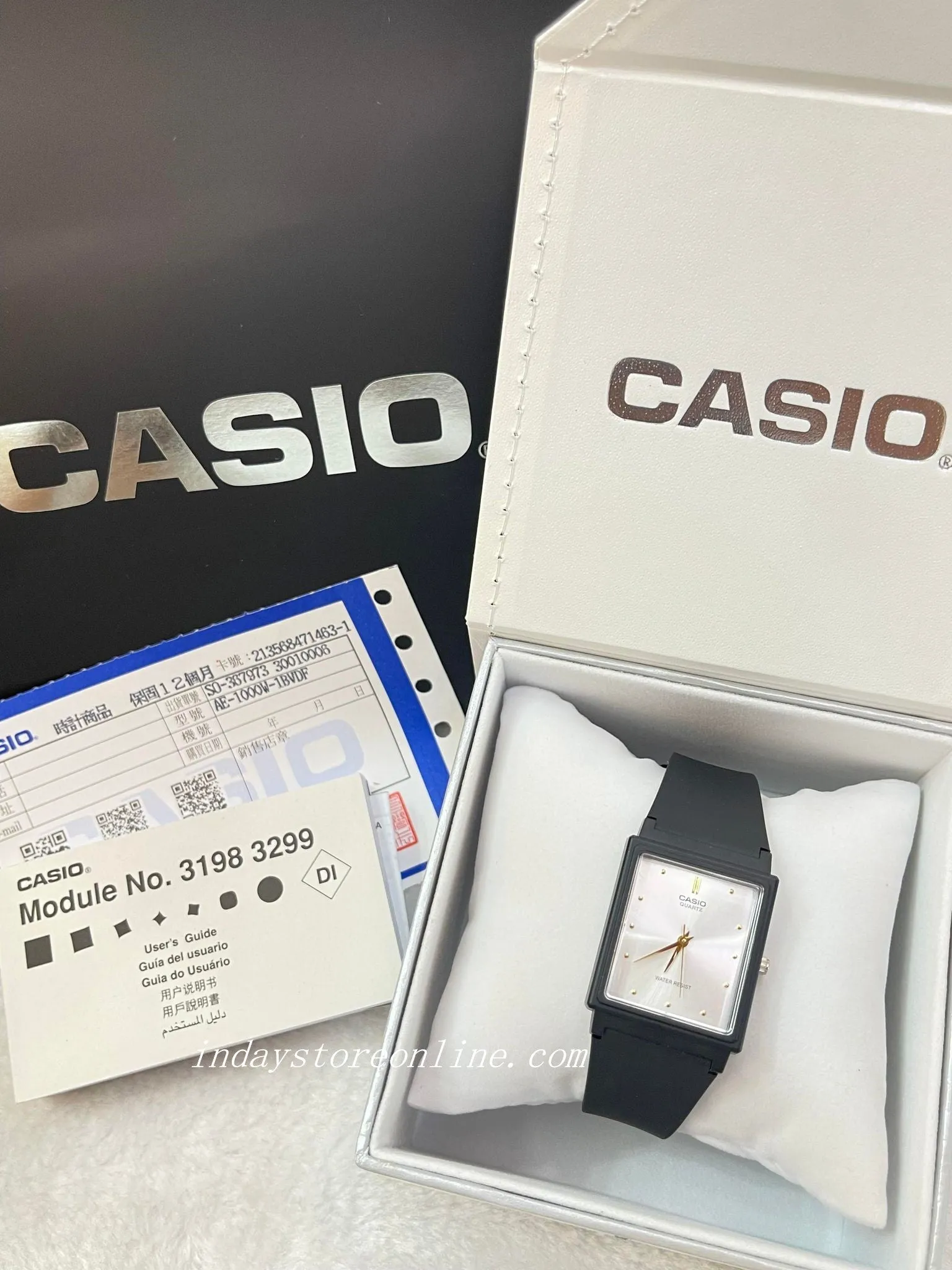 Casio Analog Women's Watch MQ-38-7A Resin Glass Black Color Resin Strap Watch