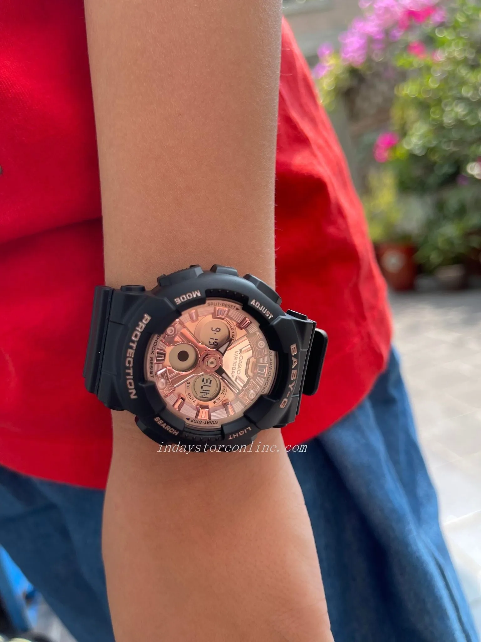 Casio Baby-G Women's Watch BA-130-1A4 Resin Band Mineral Glass Shock Resistant Best Seller