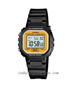 Casio Digital Women's Watch LA-20WH-9A Digital Resin Band Resin Glass