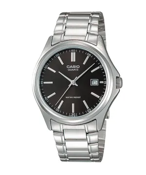 Casio Fashion Men's Watch MTP-1183A-1A Silver Plated Stainless Steel Band Mineral Glass
