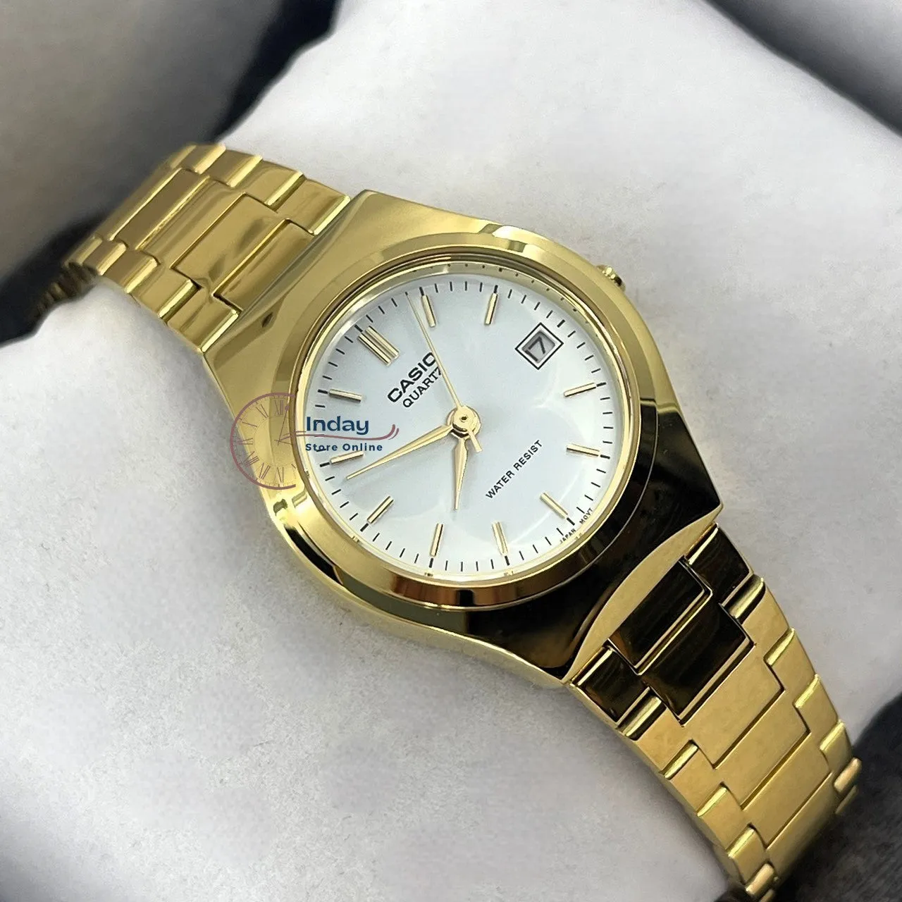 Casio Fashion Women's Watch LTP-1170N-7A Gold Plated Stainless Steel Band Mineral Glass