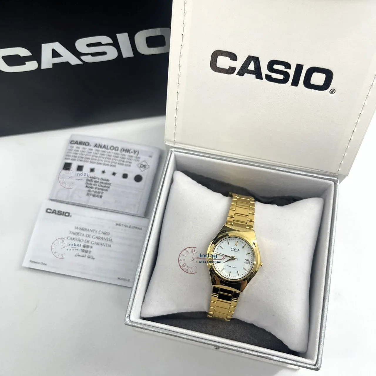 Casio Fashion Women's Watch LTP-1170N-7A Gold Plated Stainless Steel Band Mineral Glass