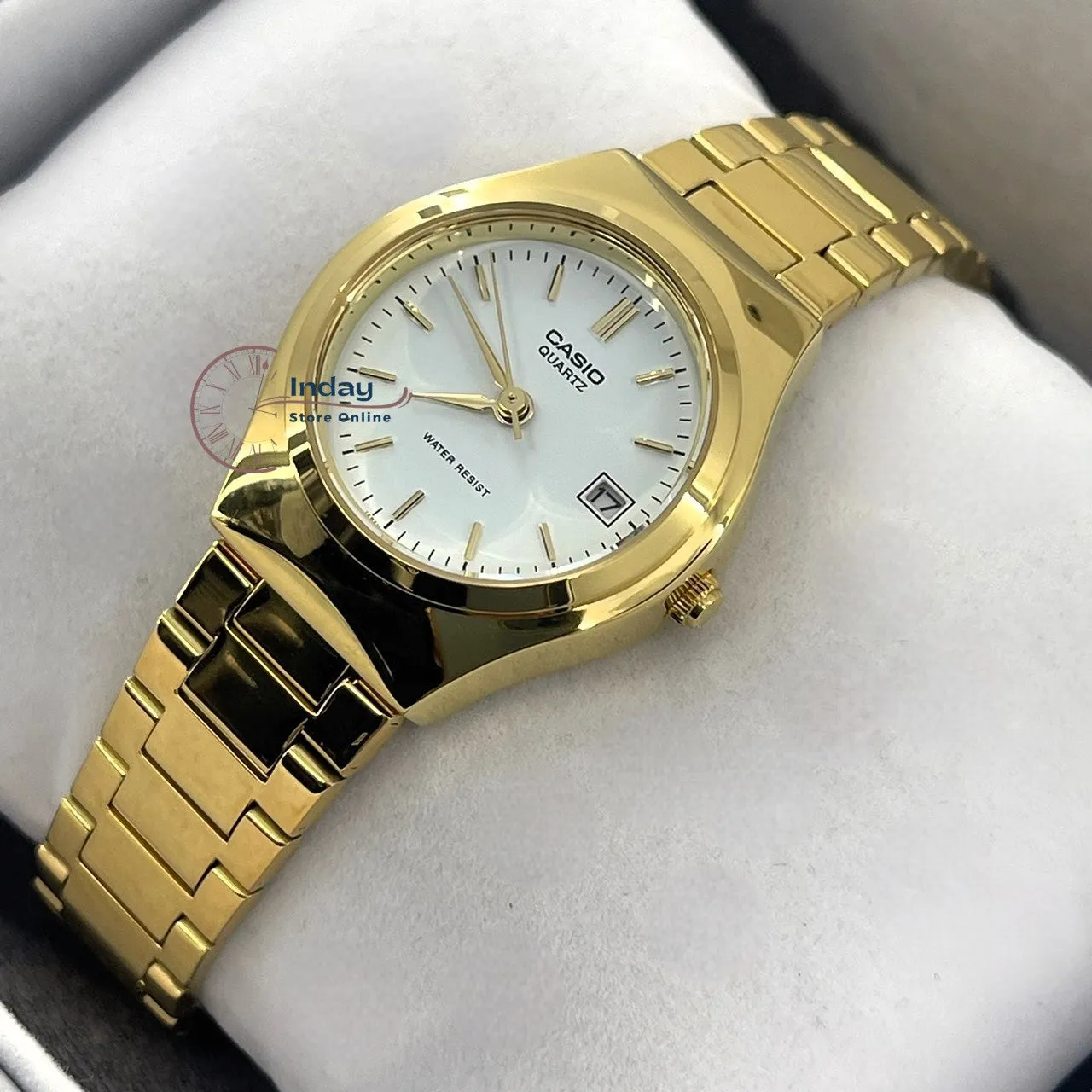 Casio Fashion Women's Watch LTP-1170N-7A Gold Plated Stainless Steel Band Mineral Glass