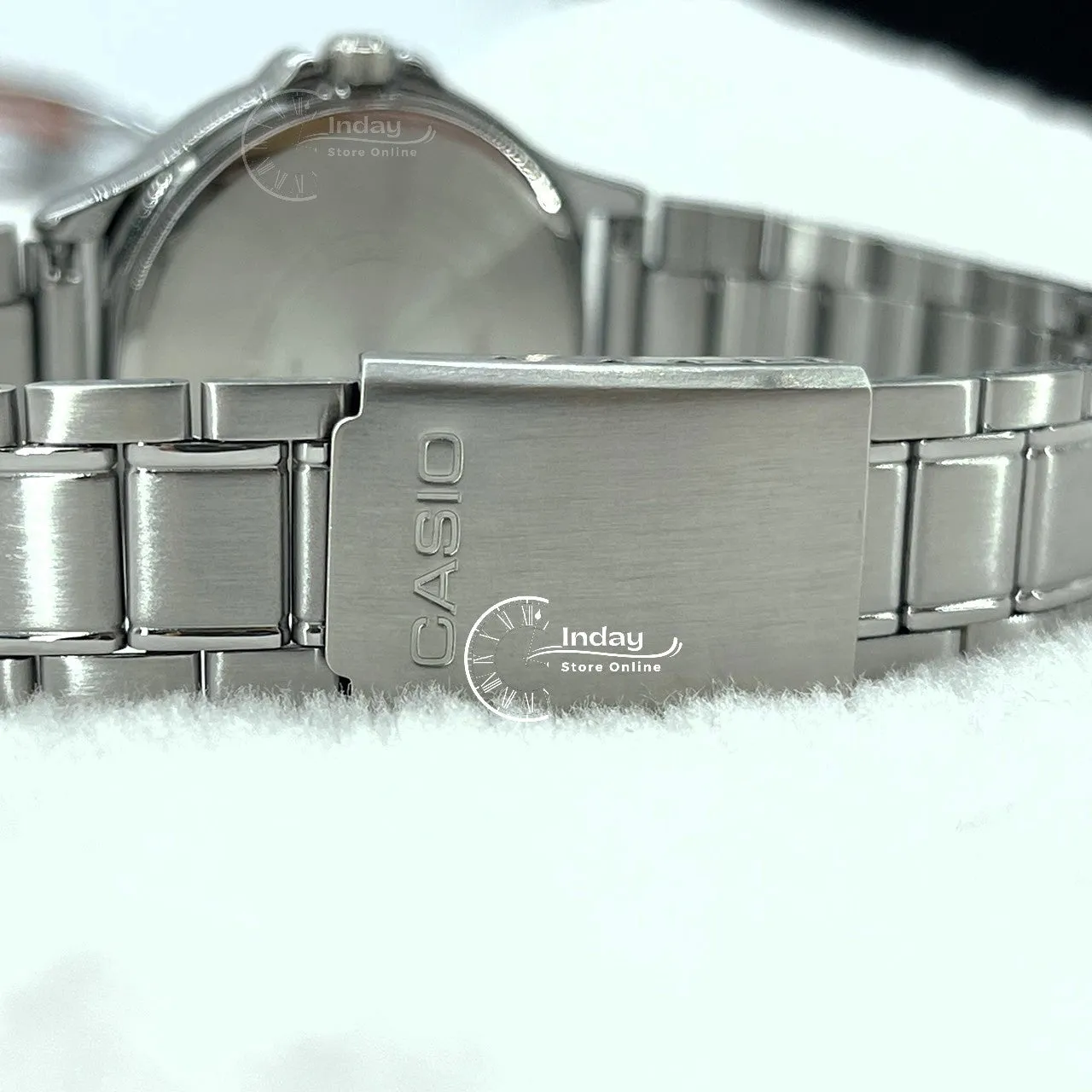 Casio Standard Women's Watch LTP-V300D-1A Silver Plated Stainless Steel Strap