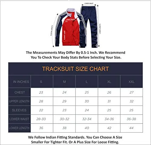 CBlue Men's Running Windbreaker Gym and Sports Tracksuit (Large, Black / Grey / Orange)