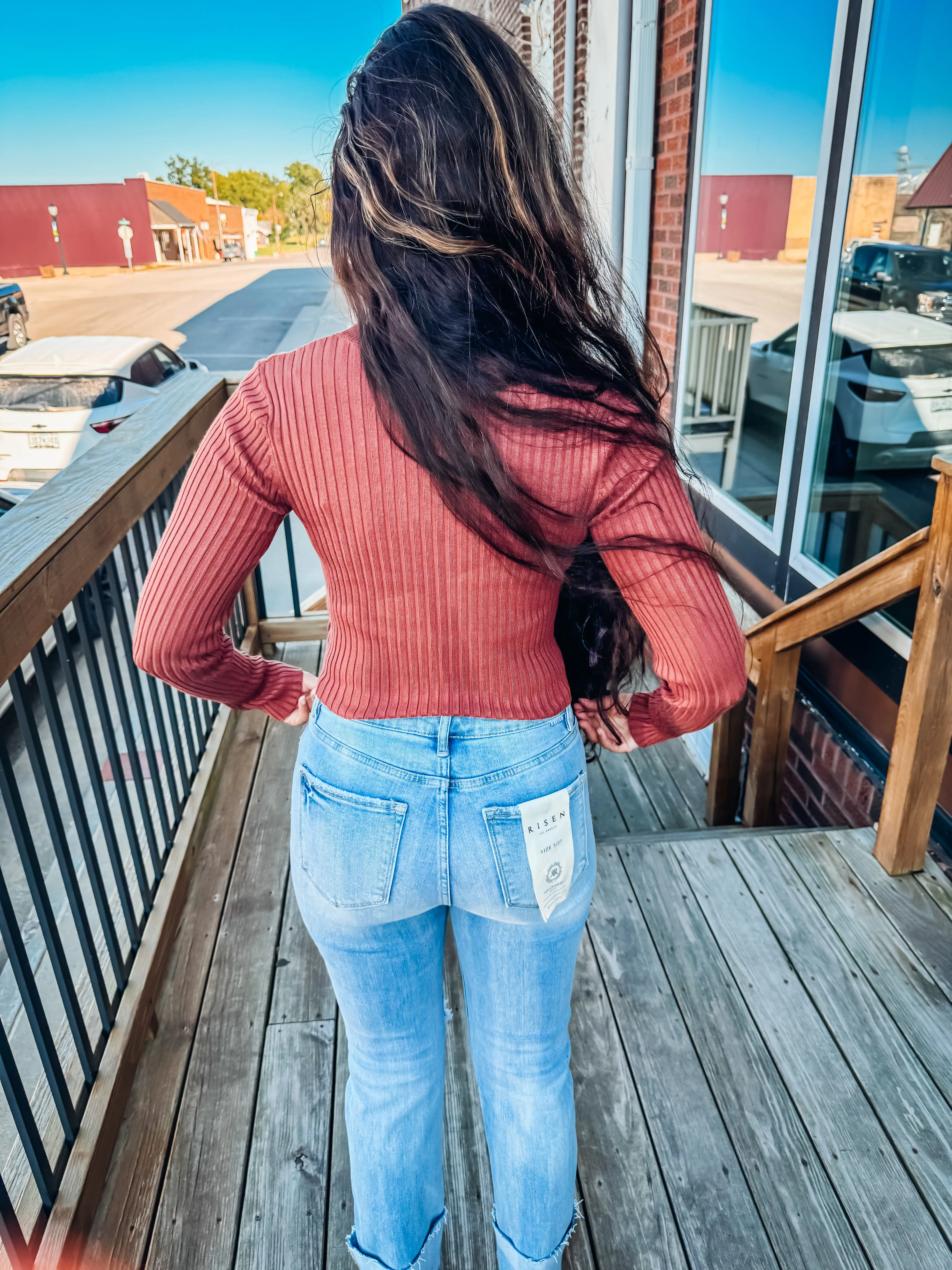 Celine- Lightweight Cropped Sweater