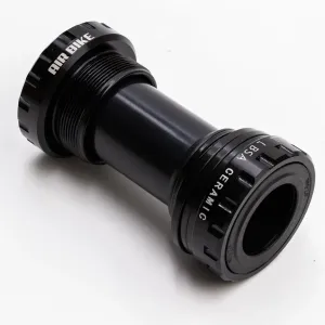 Ceramic BB52 Bottom Bracket Threaded BSA 68-73mm for Shimano Hollowtech II 24mm Crank Black