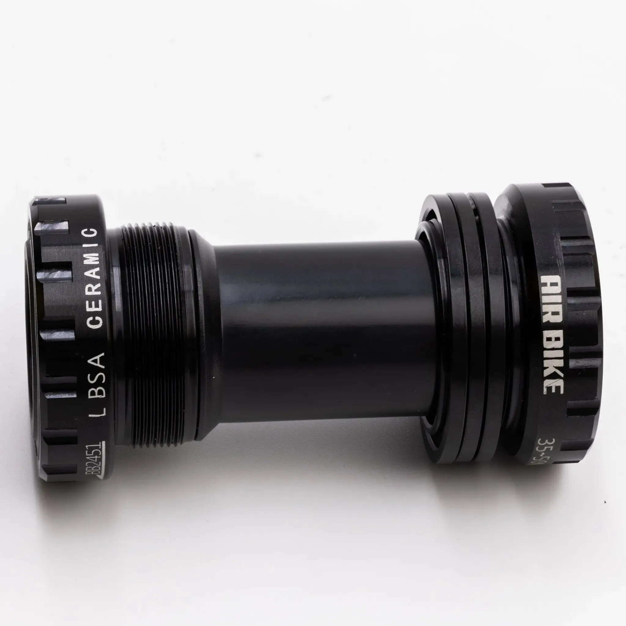 Ceramic BB52 Bottom Bracket Threaded BSA 68-73mm for Shimano Hollowtech II 24mm Crank Black