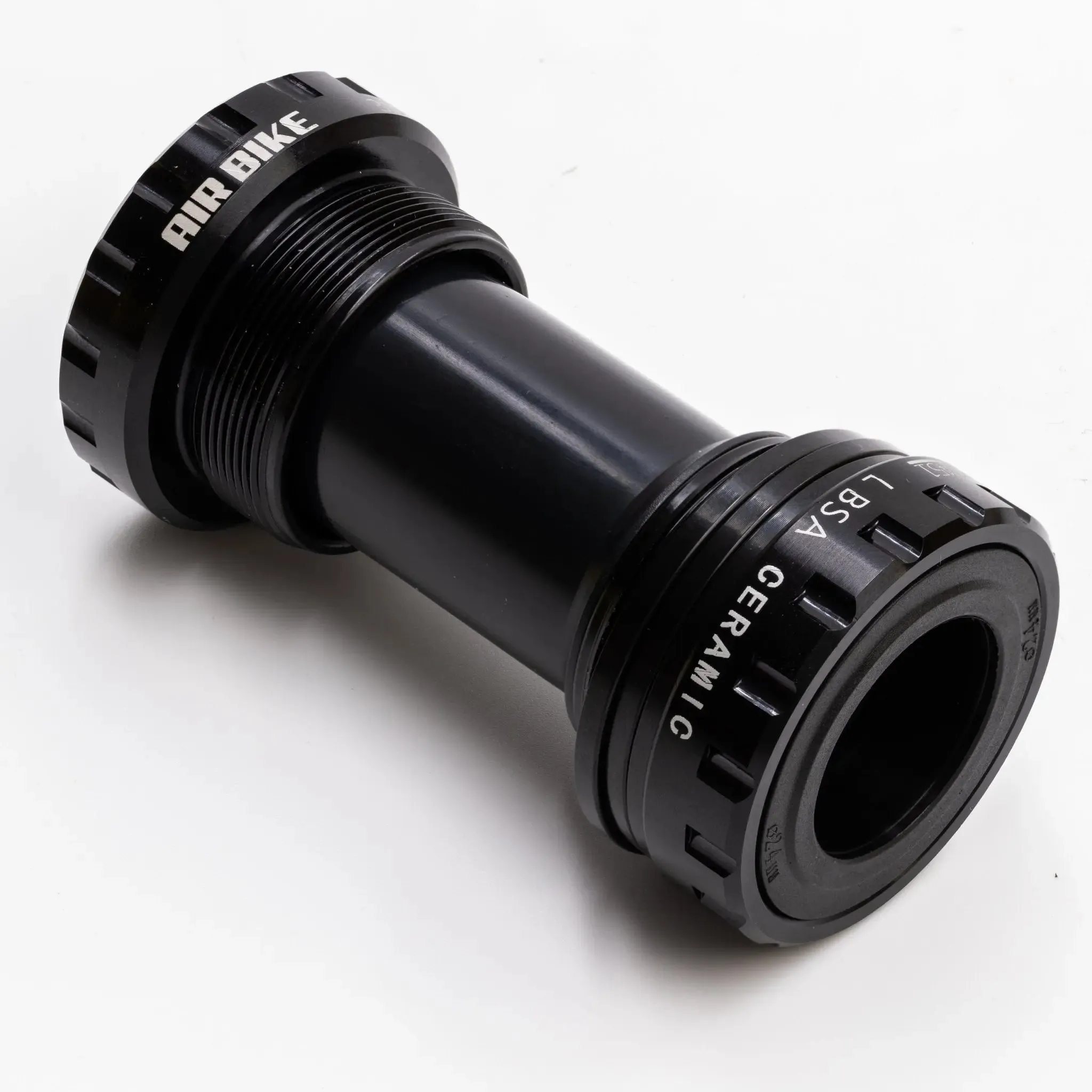 Ceramic BB52 Bottom Bracket Threaded BSA 68-73mm for Shimano Hollowtech II 24mm Crank Black