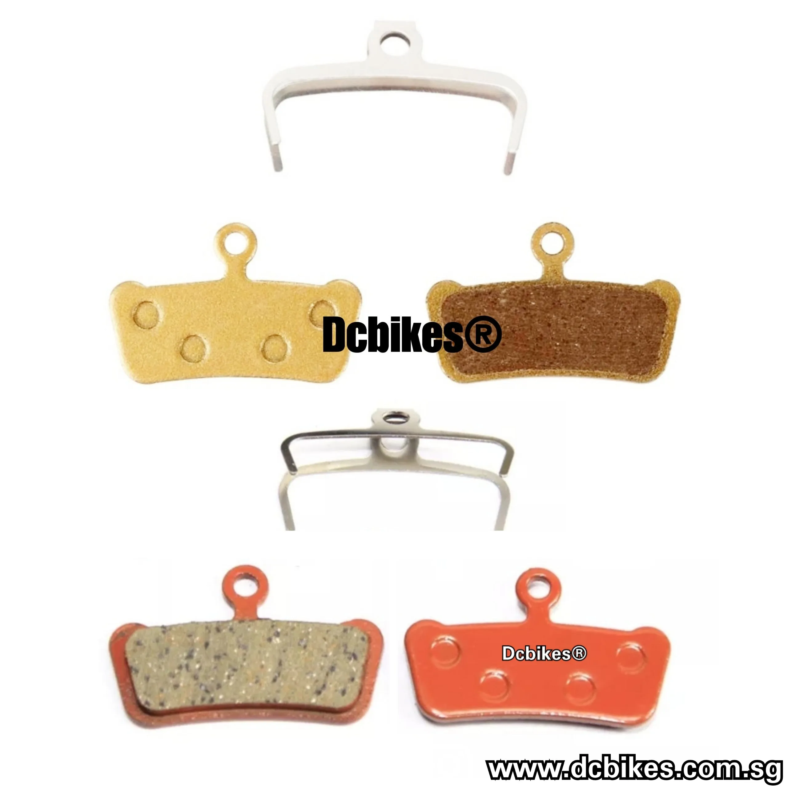 Ceramic | Metal Brake Pads For Sram RSC XO Avid Guide 4 Pistons - 2 Pieces