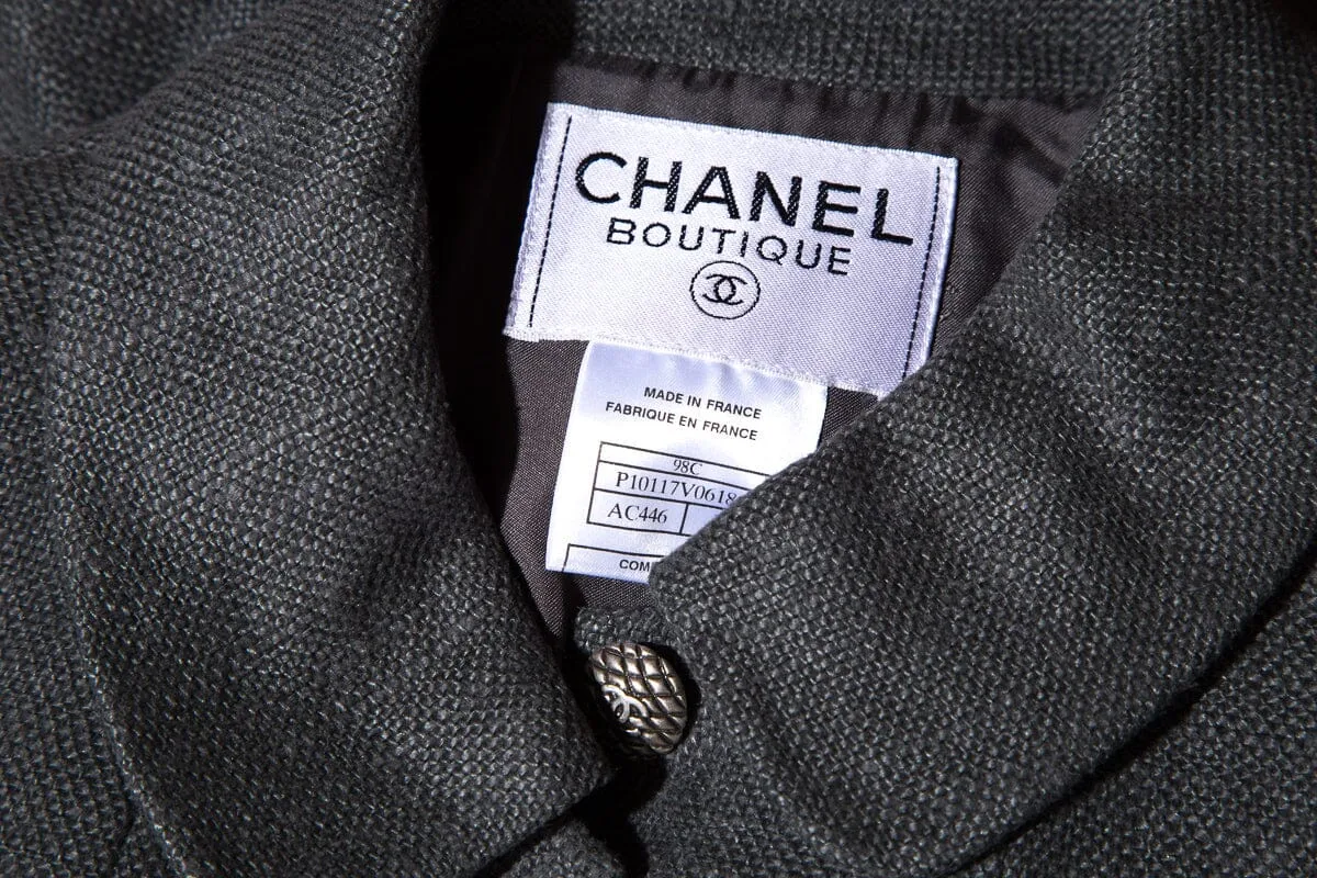 Chanel Grey Jacket SZ 36