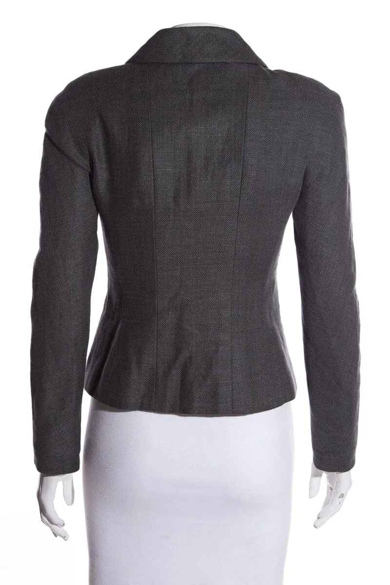 Chanel Grey Jacket SZ 36
