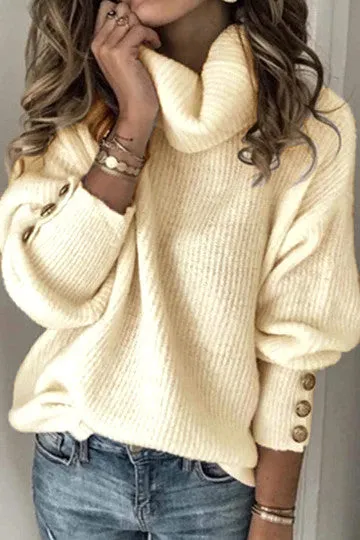Chicindress Turtleneck Knitted Sweater(5 Colors)