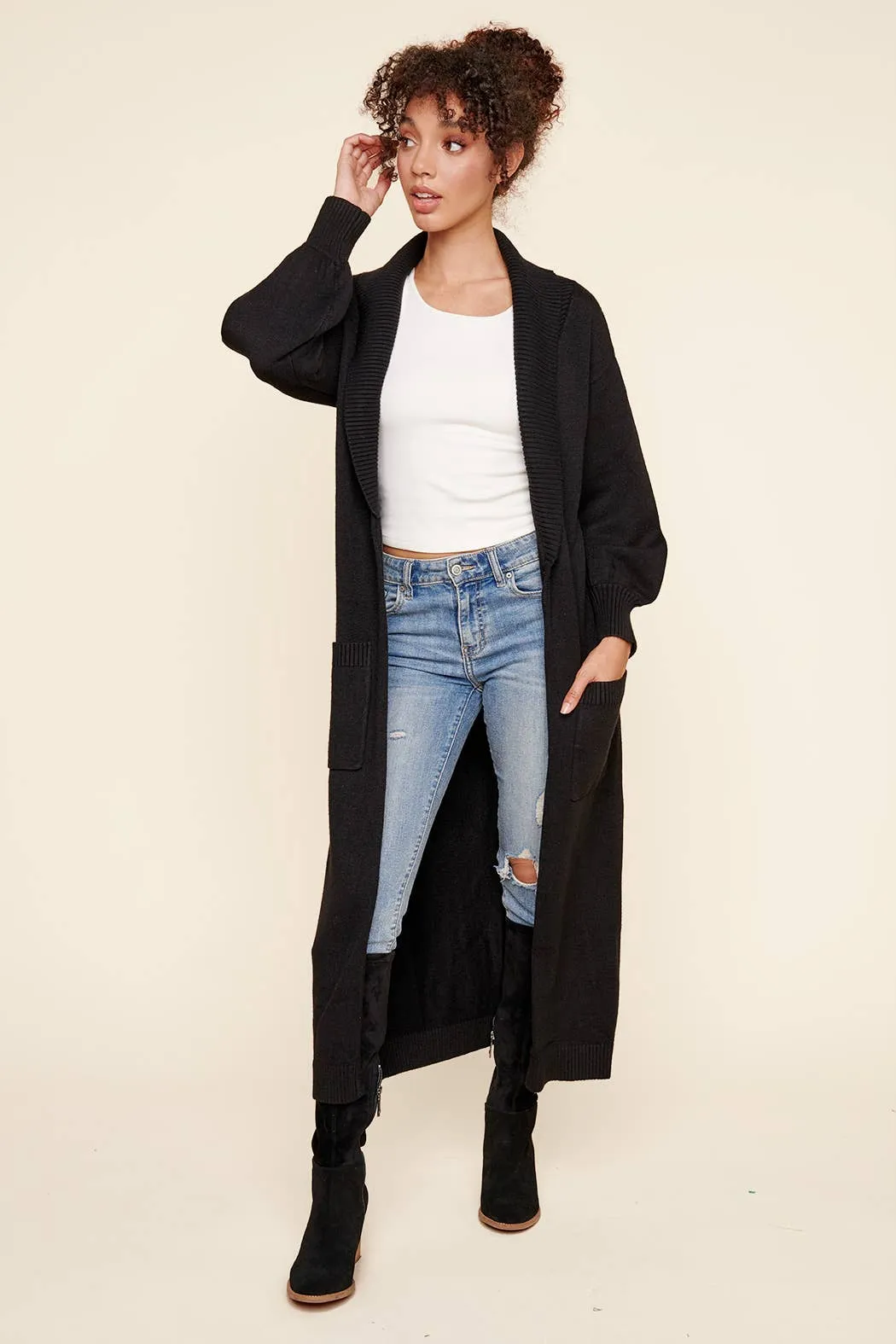 CITY GIRL DUSTER CARDIGAN
