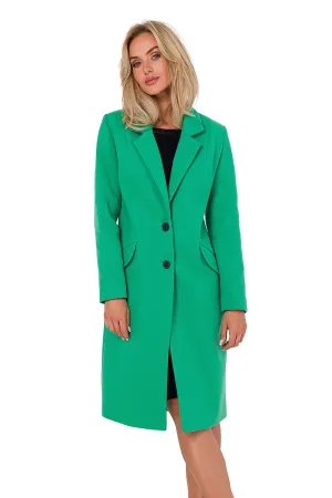 Classic Double-Breasted Fleece Coat