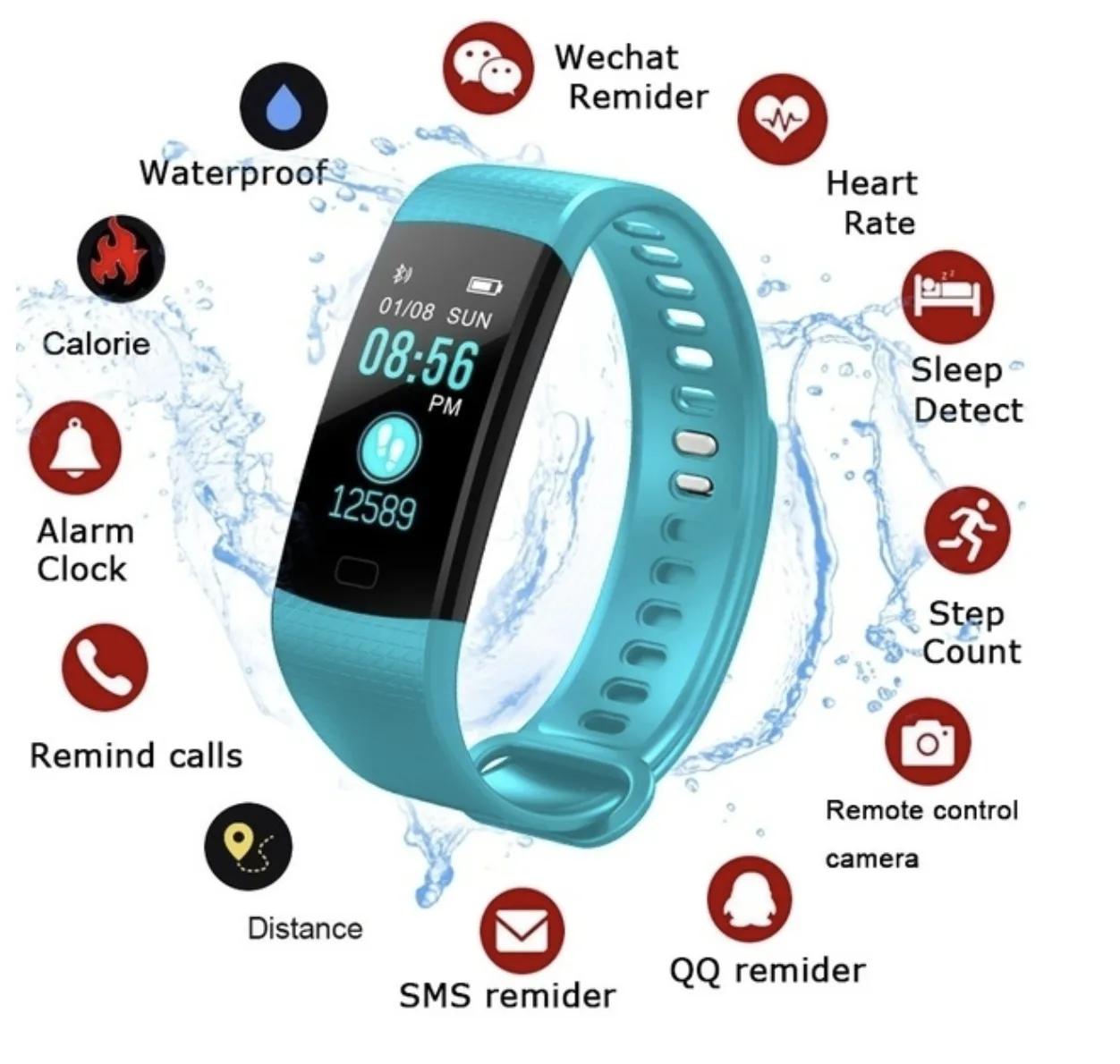 Colorful Y5 Smart Wristband for Smartphone