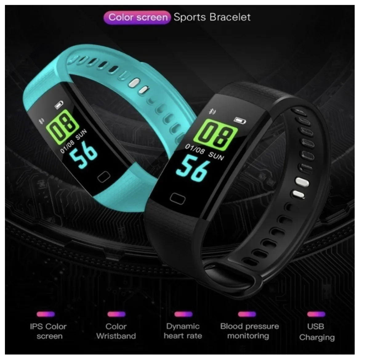 Colorful Y5 Smart Wristband for Smartphone