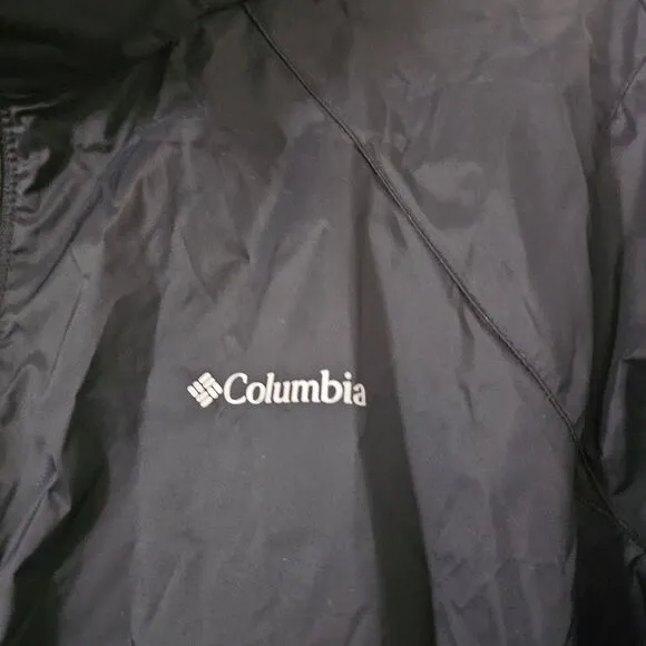 Columbia Switchback III Women's Waterproof Rain Jacket Black Plus Size 3X NEW