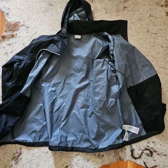Columbia Switchback III Women's Waterproof Rain Jacket Black Plus Size 3X NEW