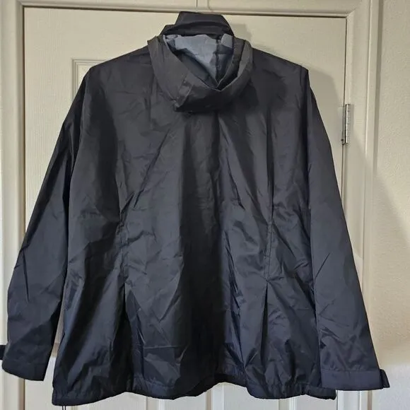 Columbia Switchback III Women's Waterproof Rain Jacket Black Plus Size 3X NEW