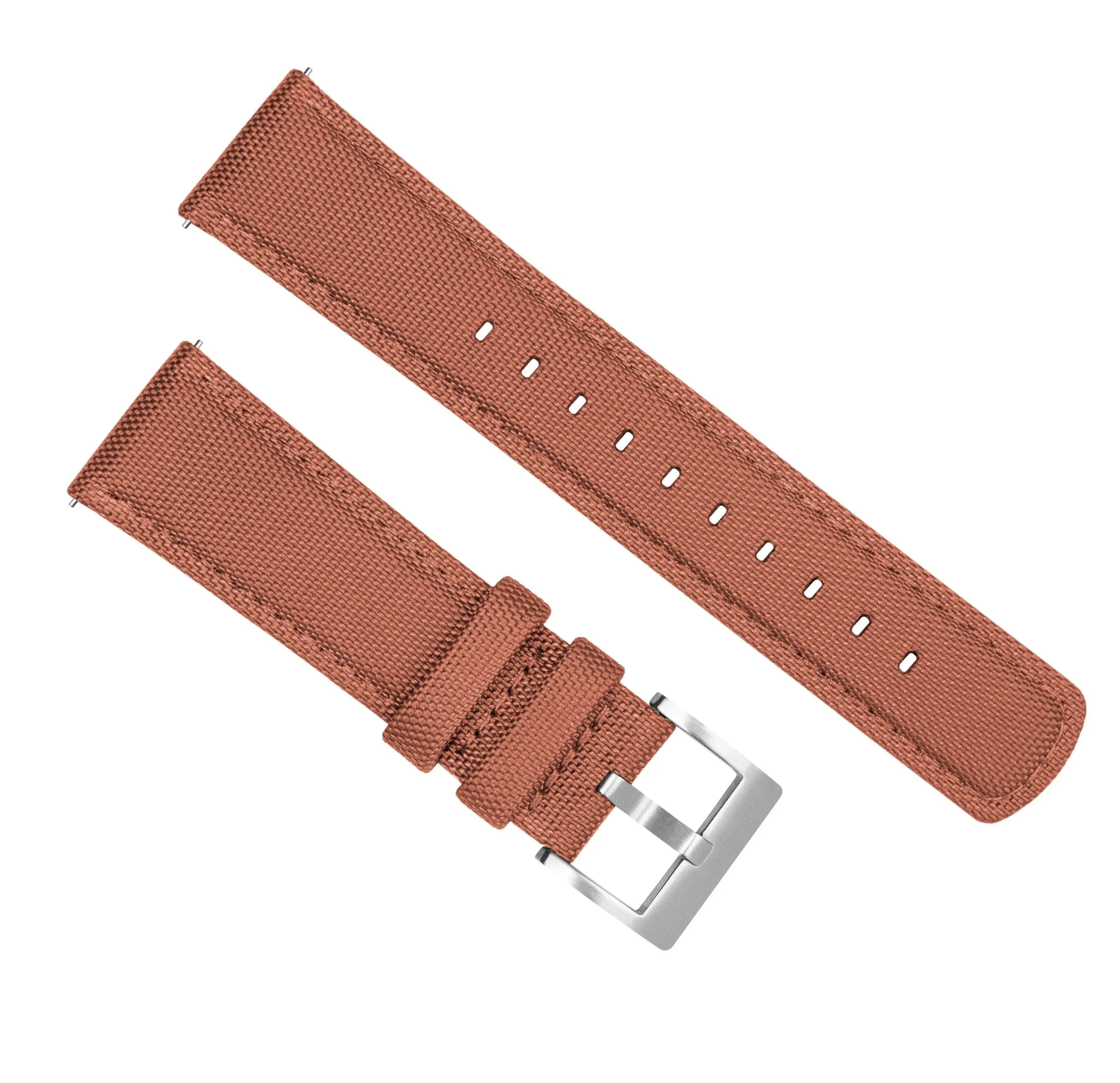 Copper Orange Sailcloth Quick Release Watch Band (22mm, 23mm SALE)