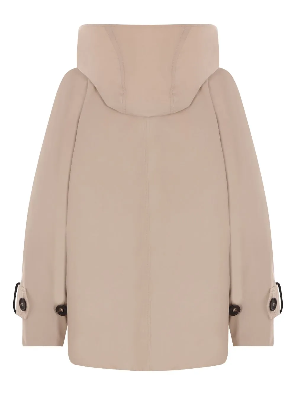 Cotton blend parka coat