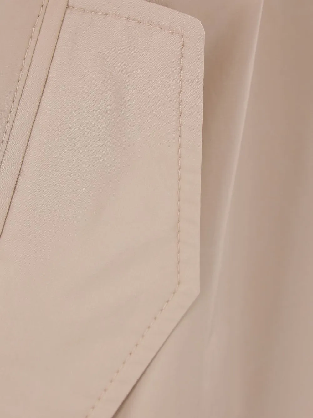Cotton blend parka coat
