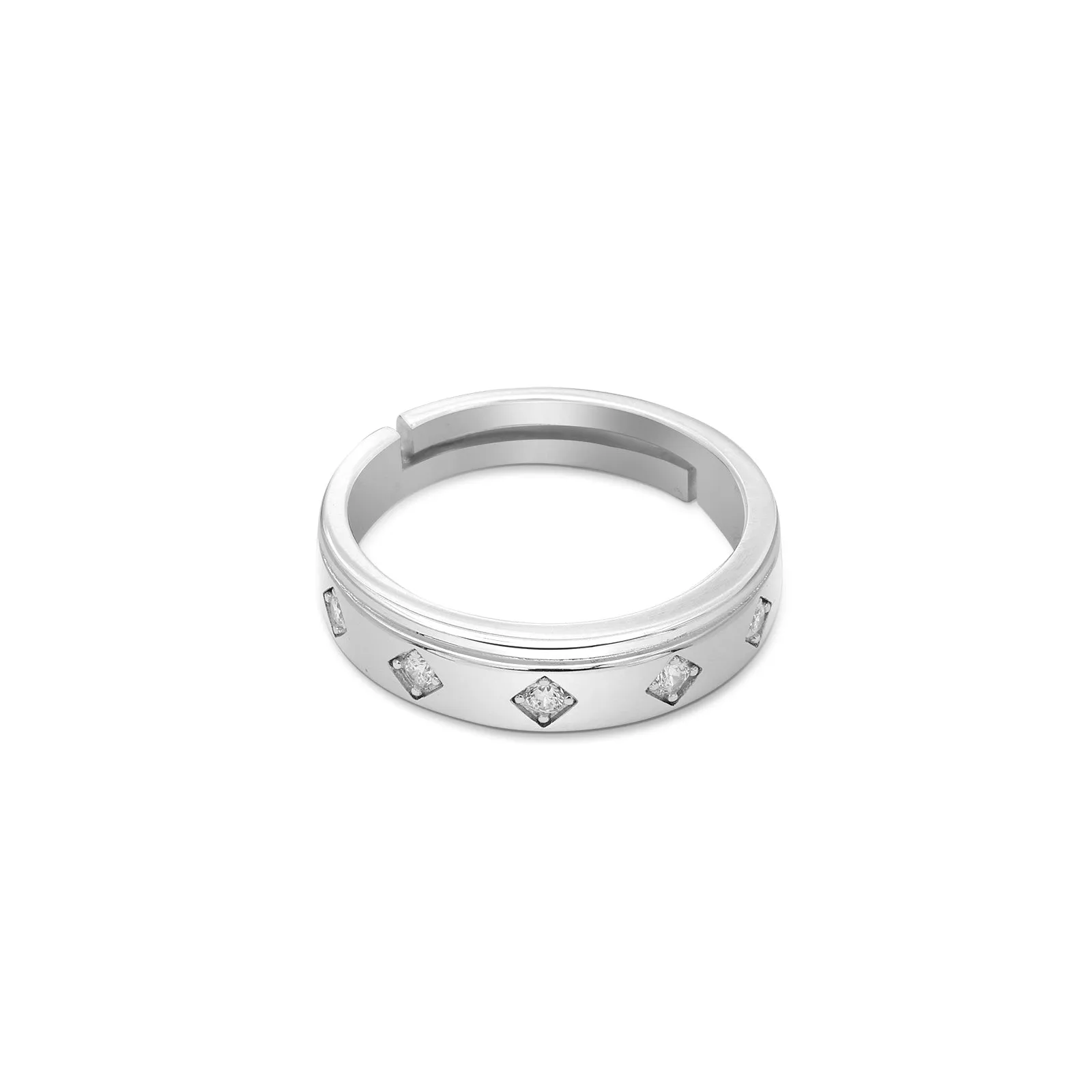 Couple Rings – Silver Band for Everlasting Love
