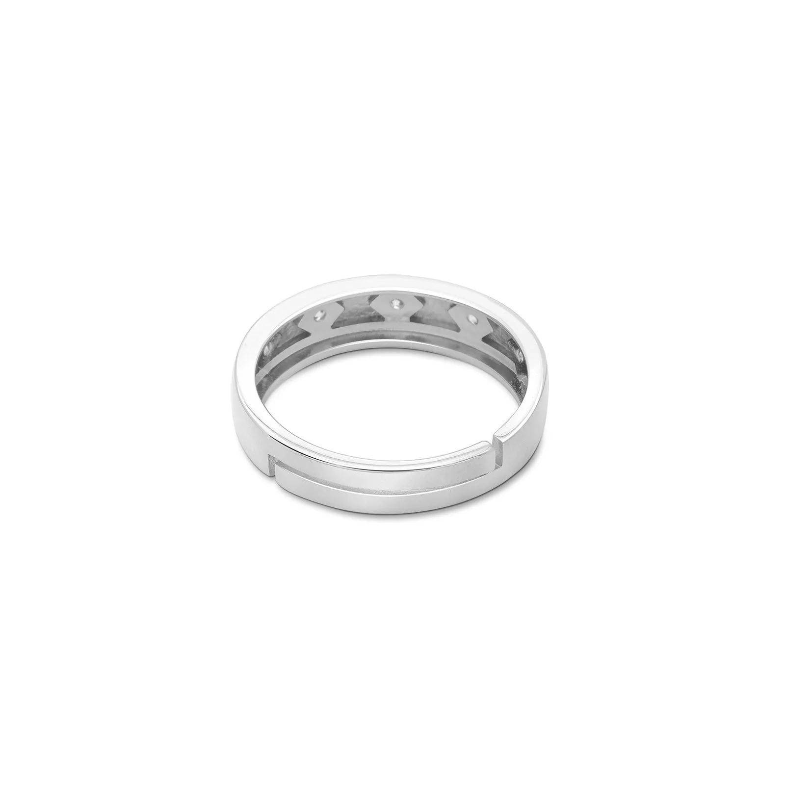 Couple Rings – Silver Band for Everlasting Love