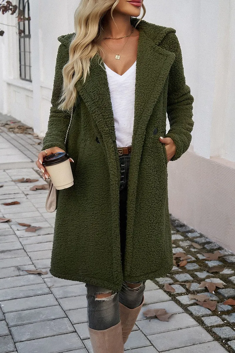 Cozy Fleece Hoodie Coat
