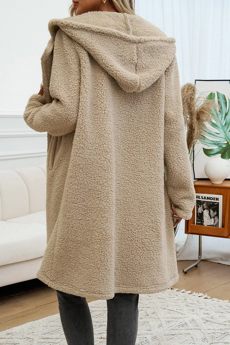 Cozy Fleece Hoodie Coat
