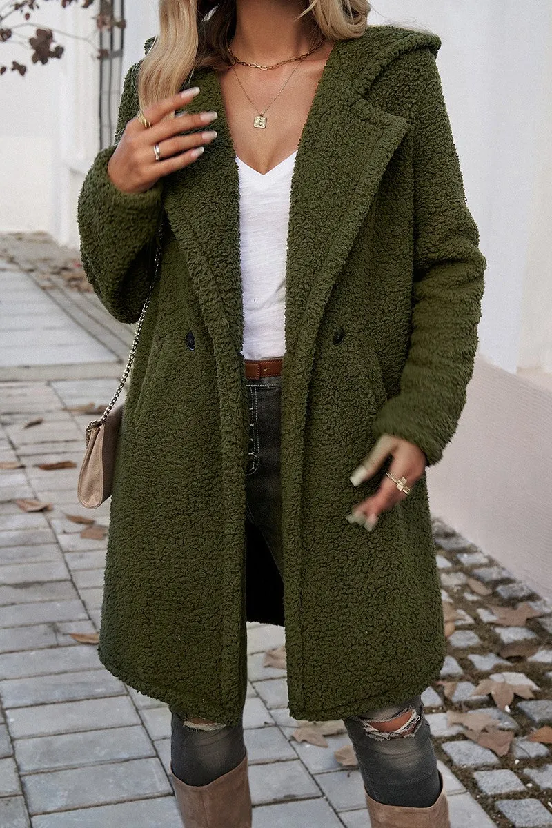 Cozy Fleece Hoodie Coat
