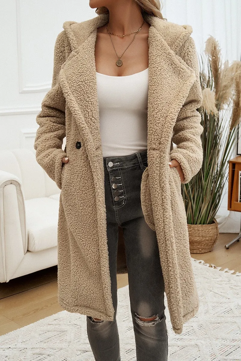 Cozy Fleece Hoodie Coat