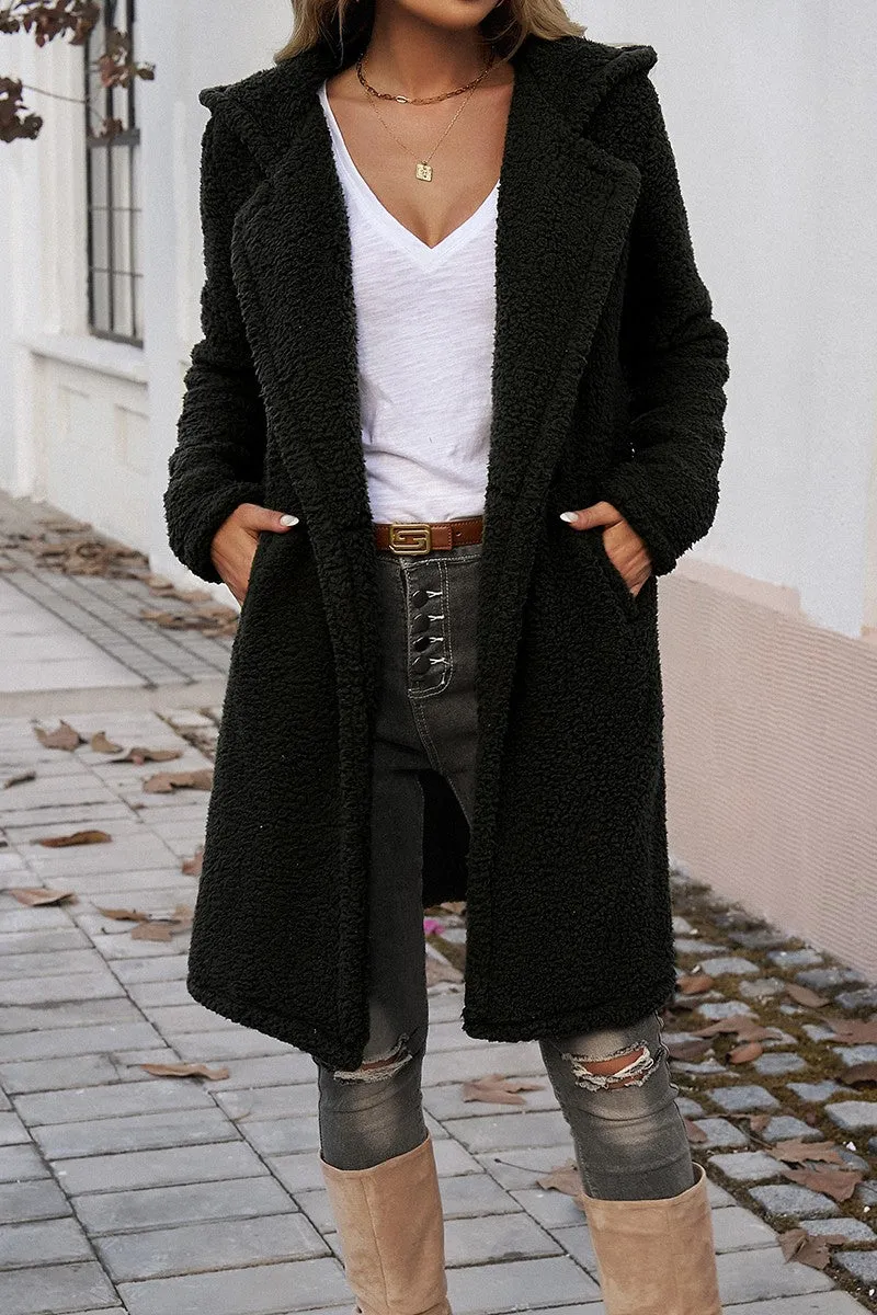 Cozy Fleece Hoodie Coat