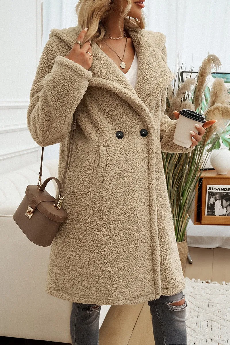 Cozy Fleece Hoodie Coat
