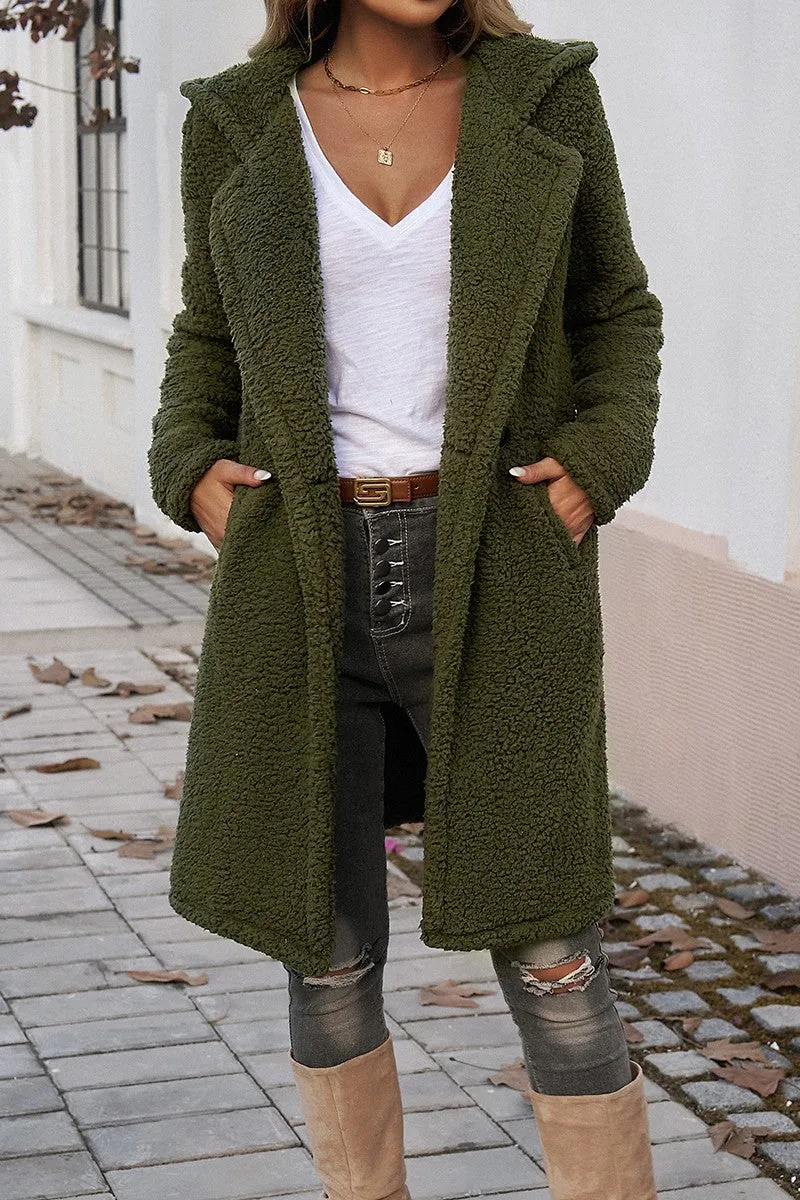 Cozy Fleece Hoodie Coat