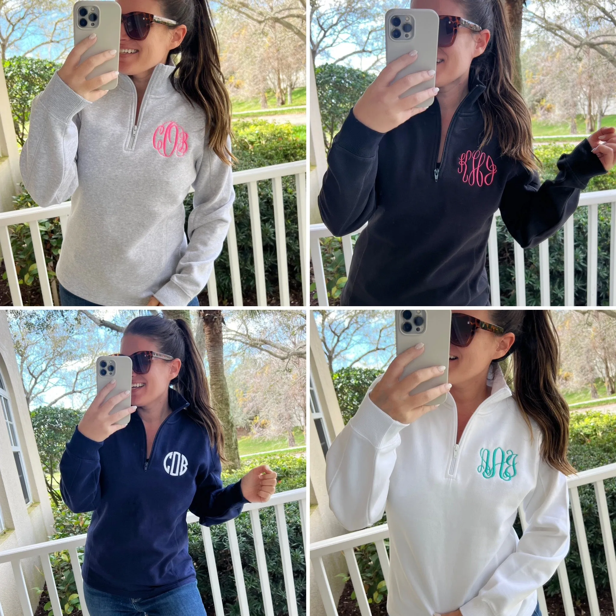 Custom Preppy Fitted Monogram Popover (Ships in 2-3 Weeks)