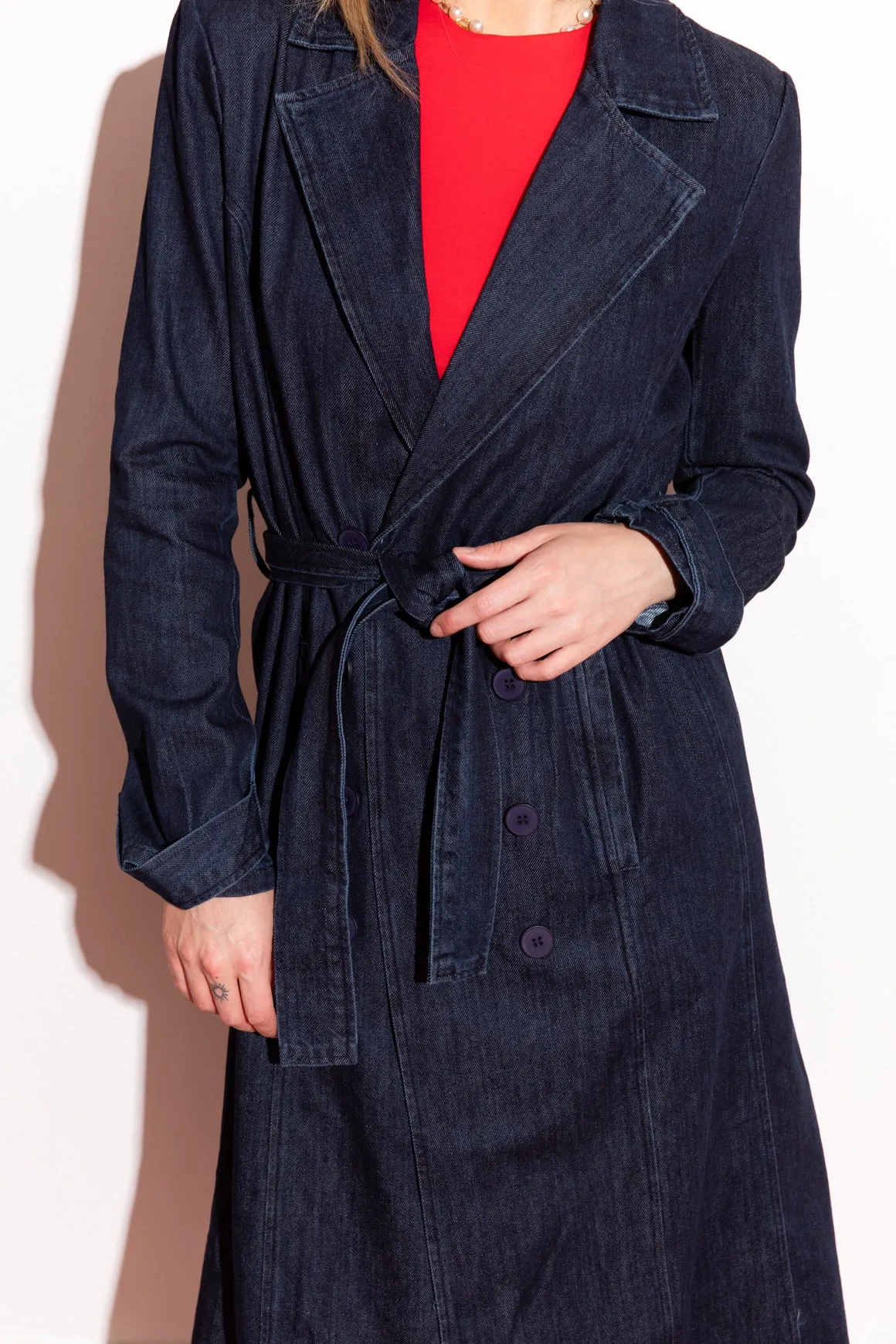 Daisy Denim Trench